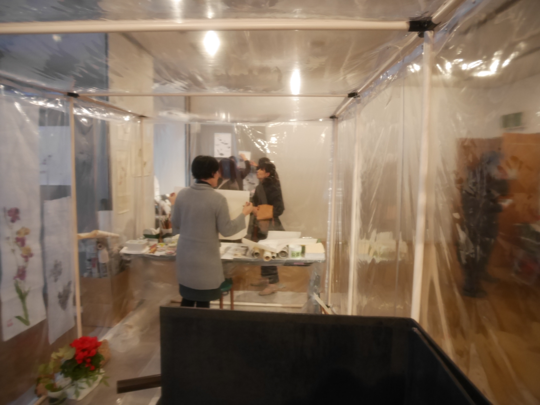 2017年拓画展行動展示